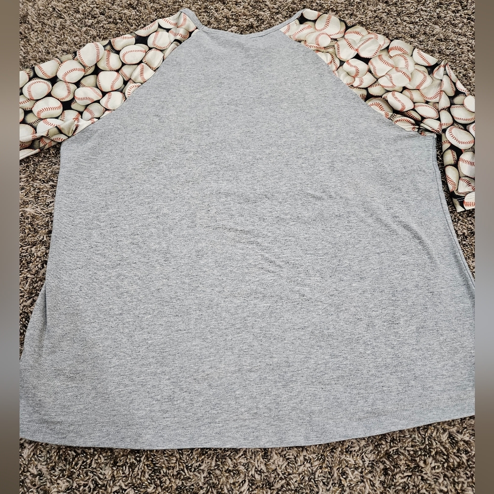 Sunshine & Rodeos Baseball Quarter Sleeve Top - Picture 2 of 9